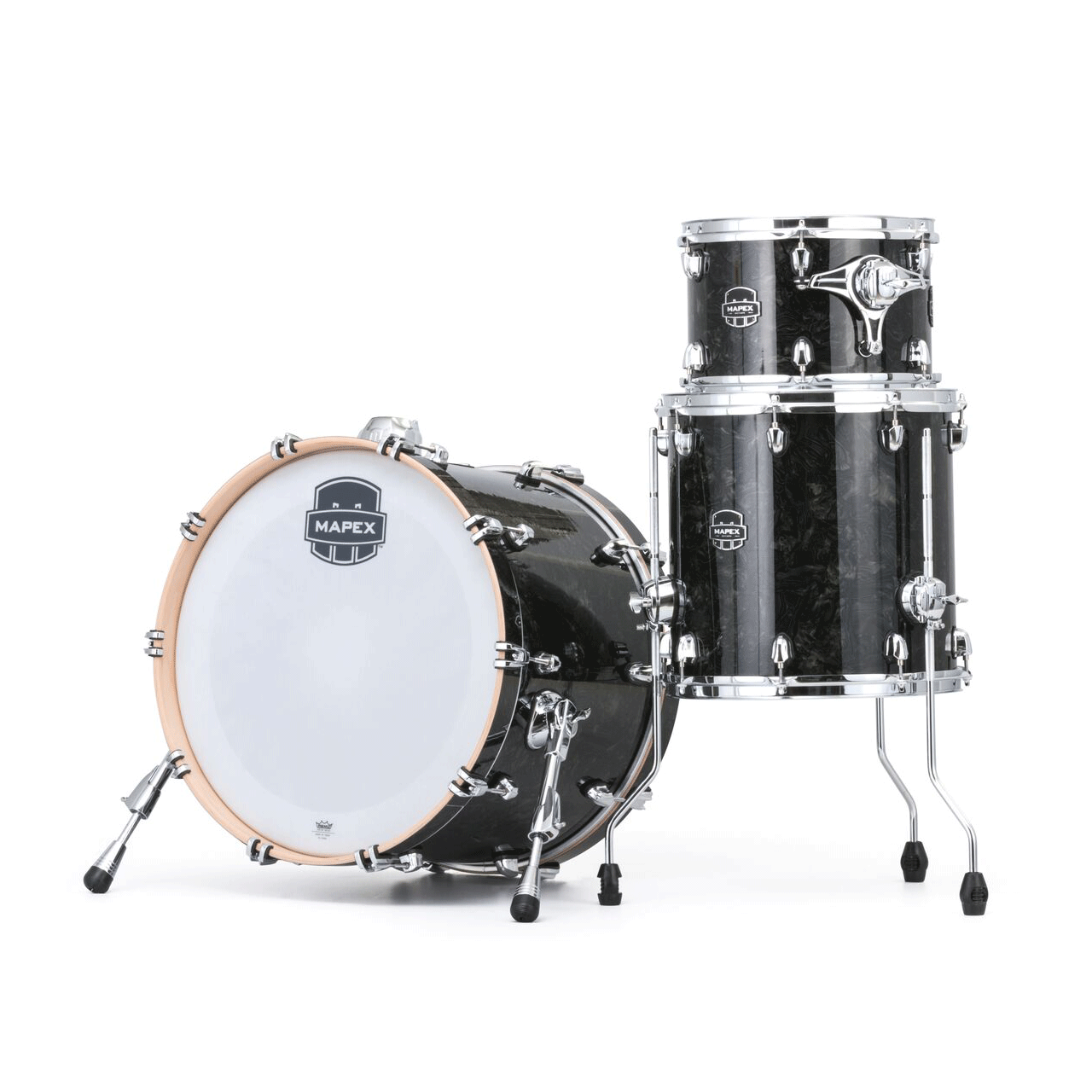 Mapex SVTE426XVN SaturnV Tour Edition Shellset 3-teilig, Black Pearl