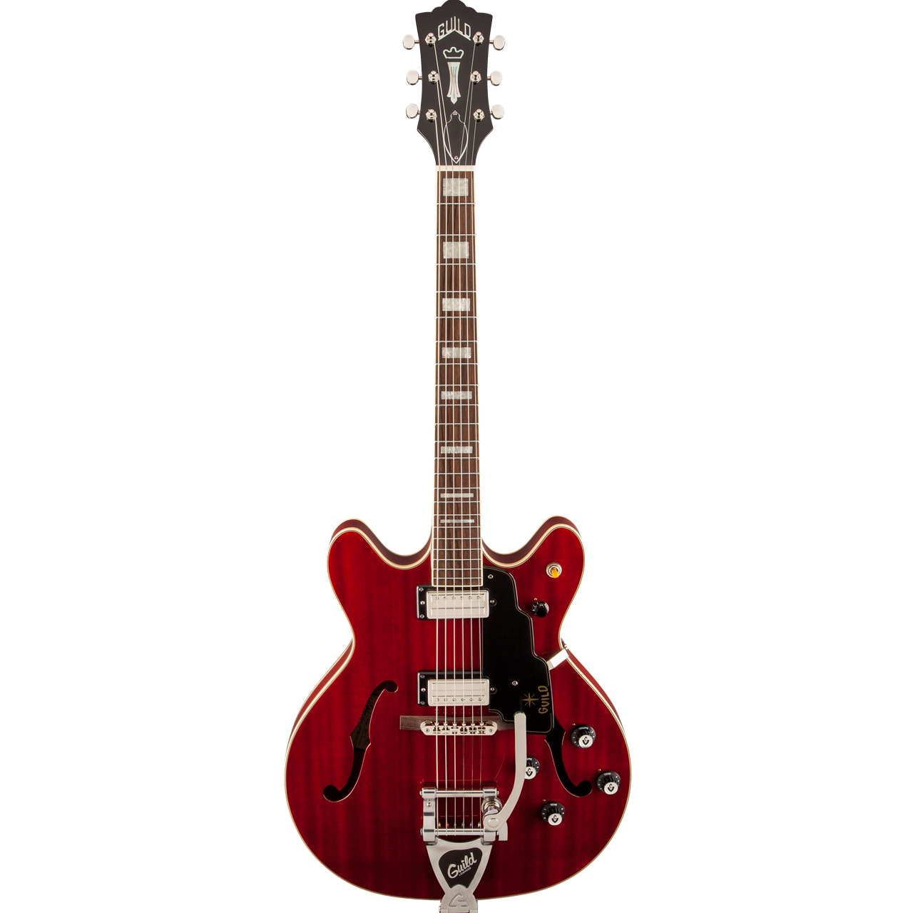 Guild Starfire V Vibrato Tailpiece - Cherry Red