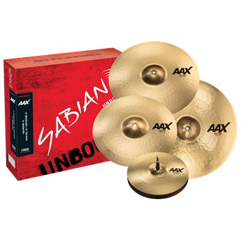 Sabian AAX Promotion Cymbalset, 4-teilig