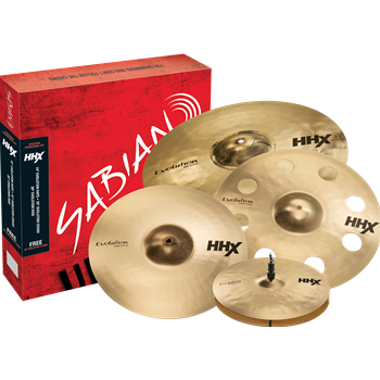 Sabian HHX Evolution Promotion Cymbalset, 4-teilig