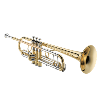 XO Brass Trompete 1602LS4, Standard-Mundrohr Goldmessing, in Bb