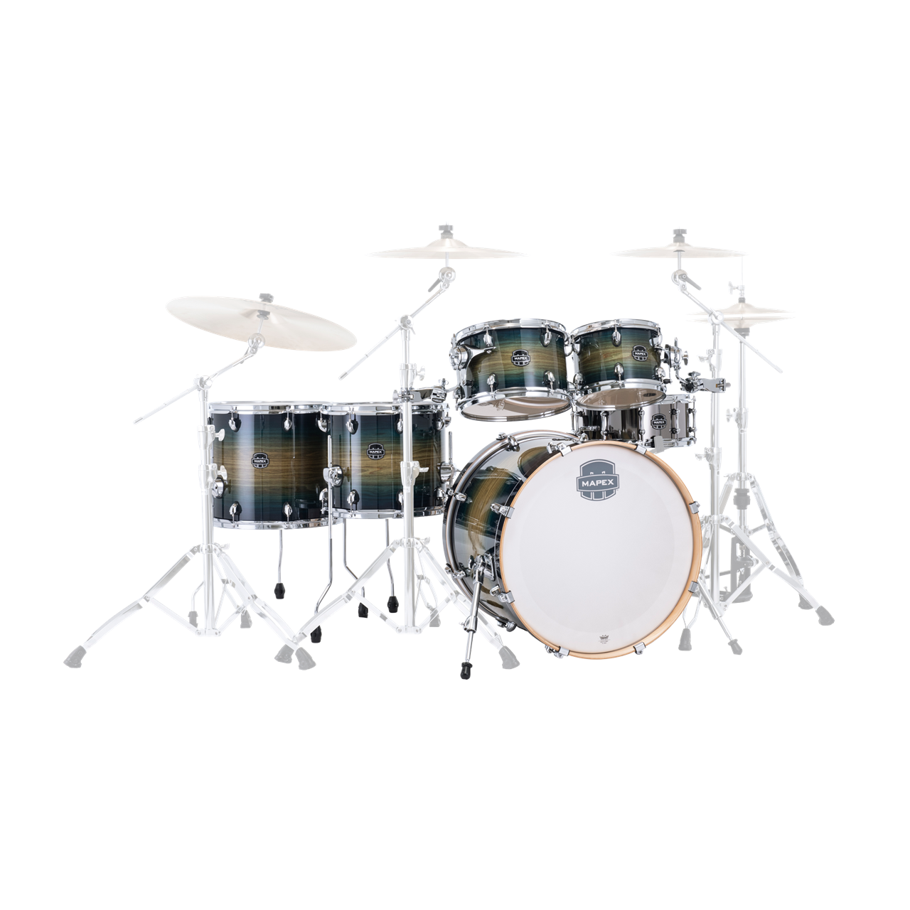 Mapex AR628SFU Studioease Shellset 6-teilig, Rainforest Burst