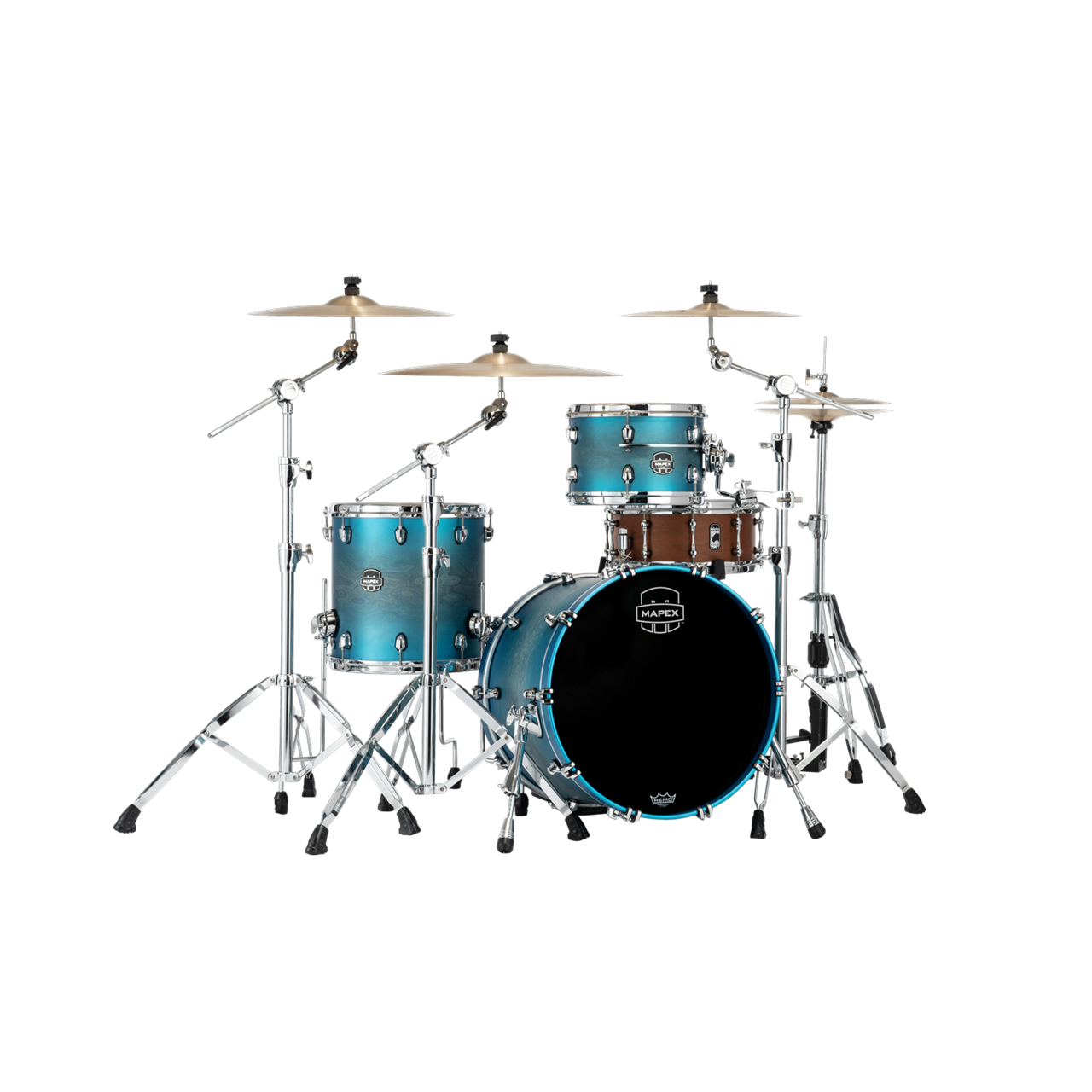 Mapex SE401XH Saturn Evolution  Shellset 3-teilig, Exotic Azure Burst