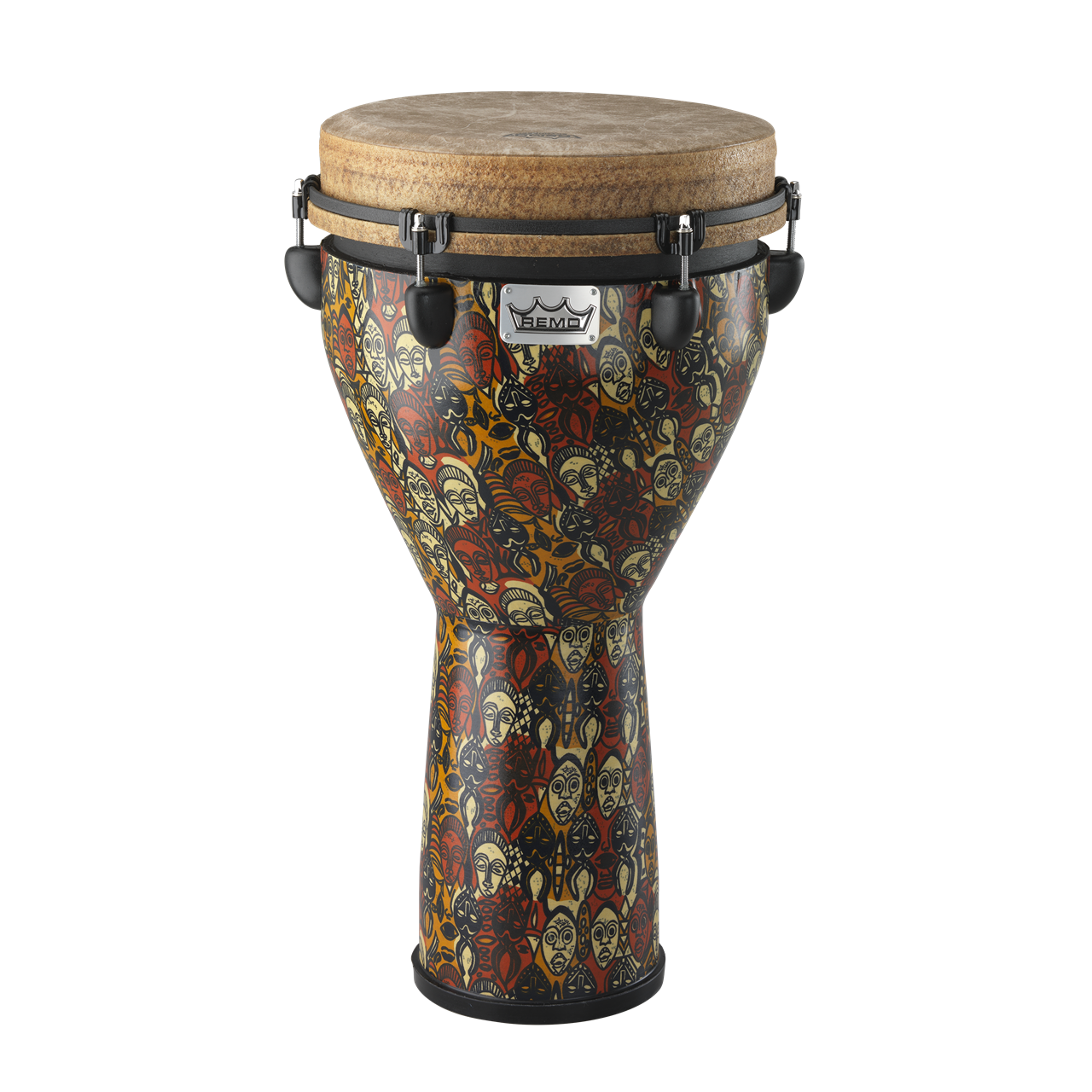 Remo DJ-0012-LM Djembe Mondo Serie, 12" Multi Mask