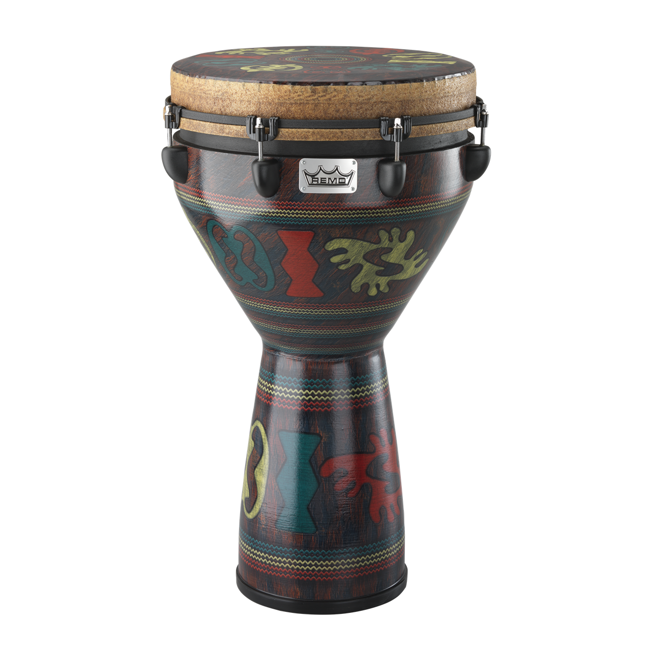 Remo DJ-0014-24 Djembe Mondo Serie, 14" Adinkra