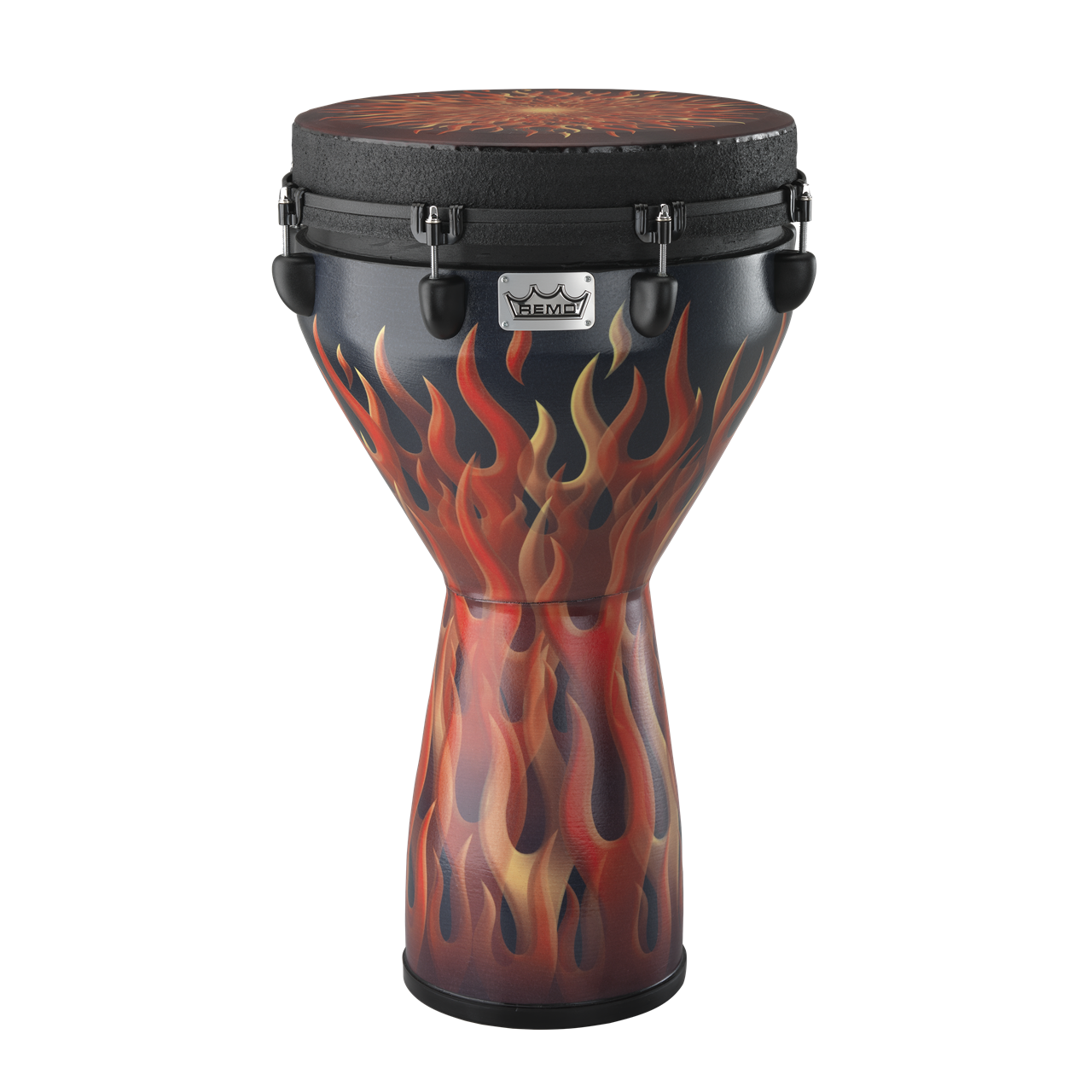 Remo DJ-0014-30 Djembe Mondo Serie, 14" Flames