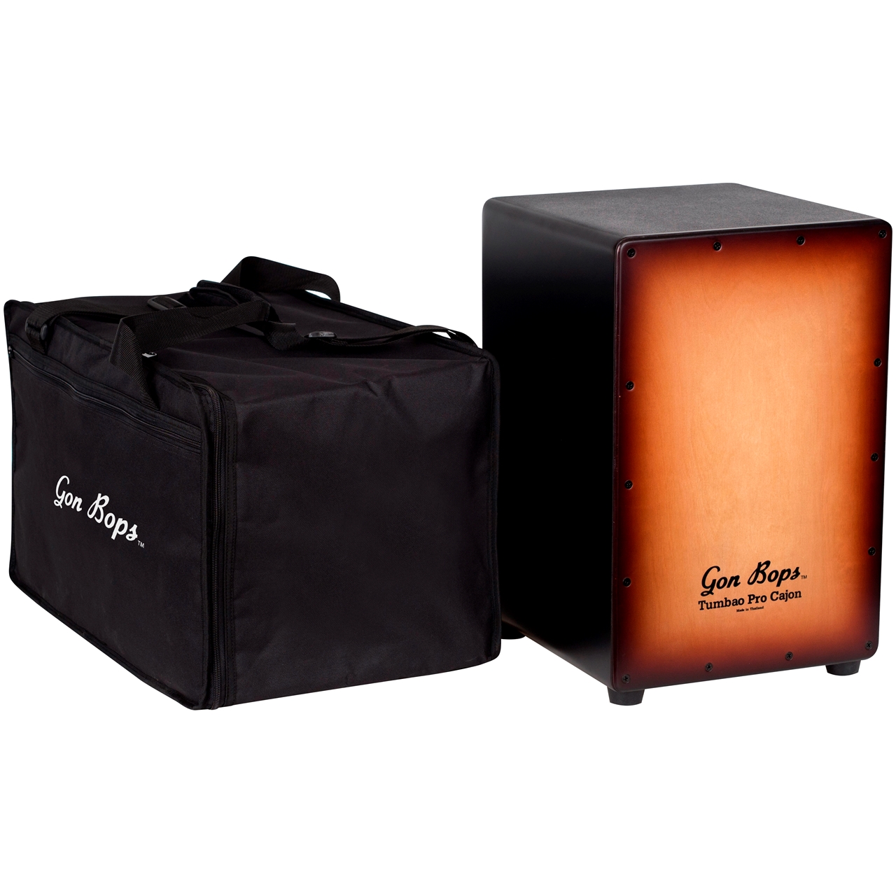 Gon Bops Tumbao Pro Cajon, Burnt Toast Burst