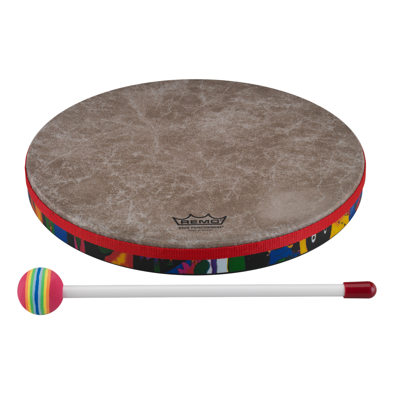 Remo KD-0112-01 Kids Frame Drum, 12" Rain Forest