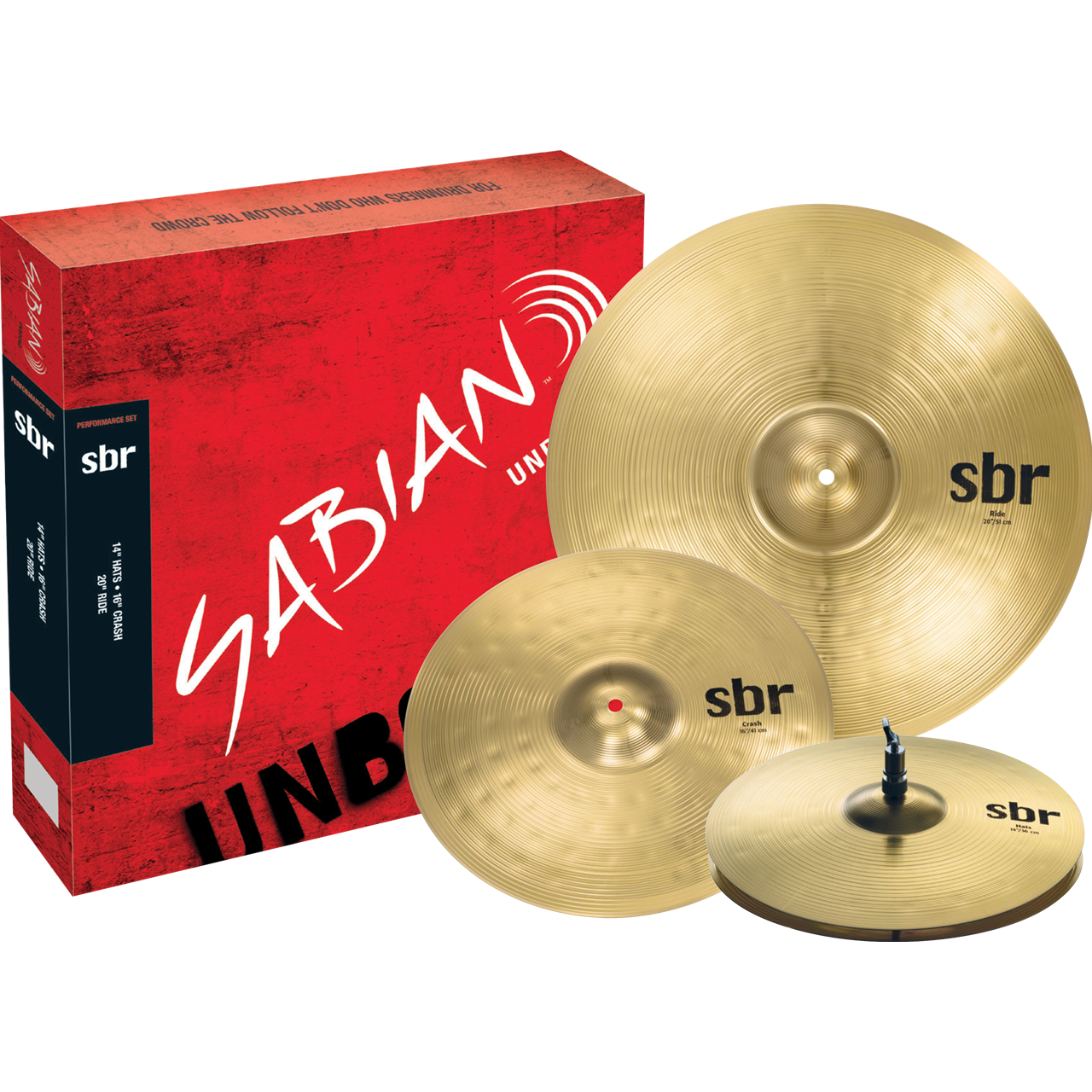 Sabian SBR Performance Cymbalset, 3-teilig