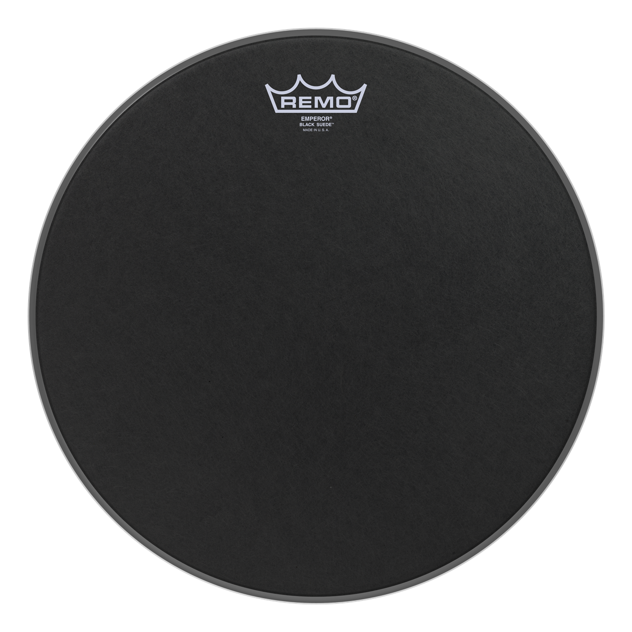 Remo BE-0812-ES Emperor, 13" Black Suede