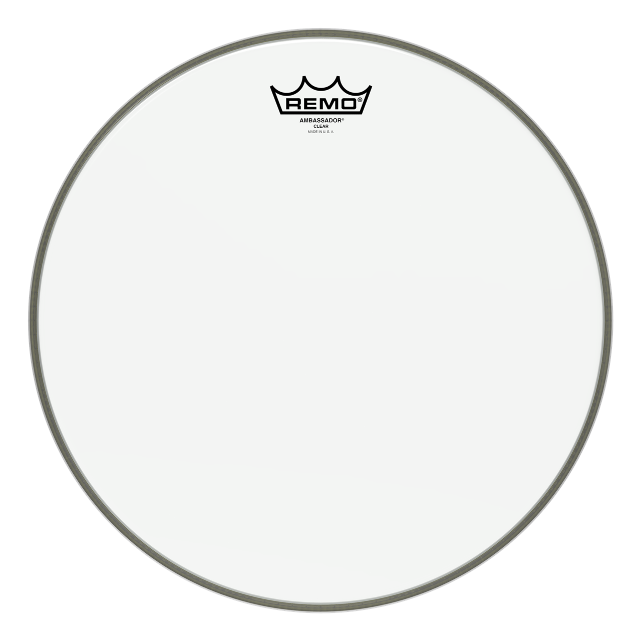 Remo BR-1318-00 Ambassador Bass Drum, 18" Clear