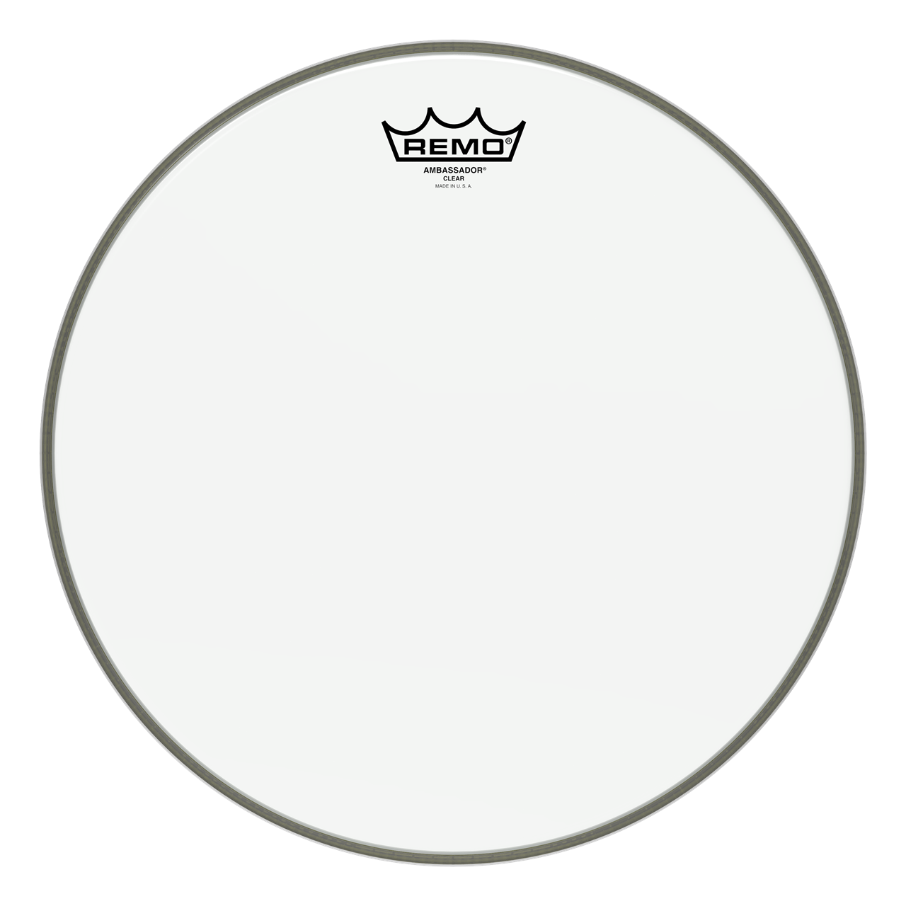 Remo BR-1324-00 Ambassador Bass Drum, 24" Clear