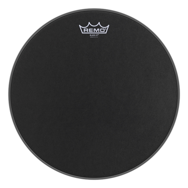 Remo BX-0810-10 Emperor-X Snare Fell, 10" Black Suede