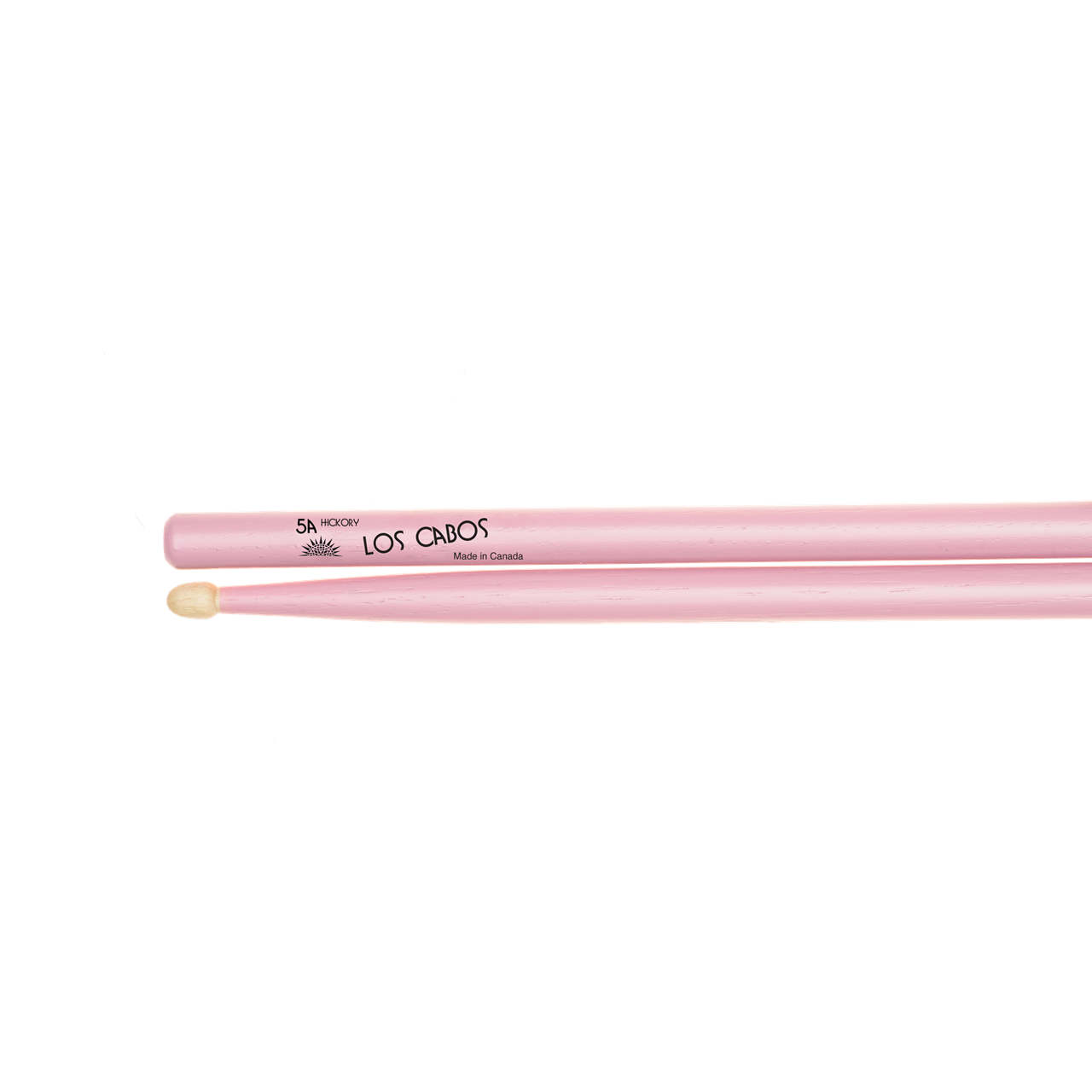 Los Cabos Drumstick 5A Pink, White Hickory