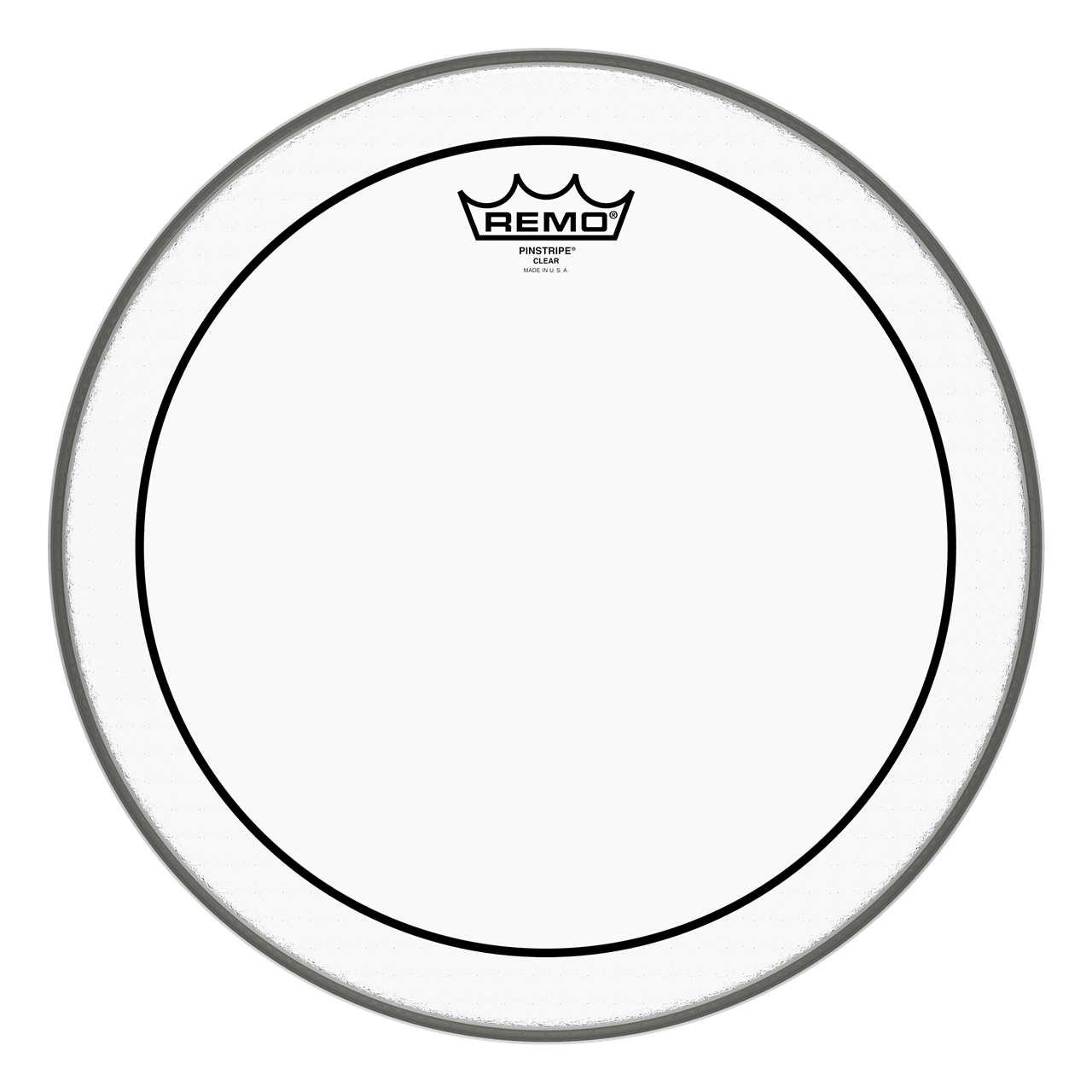 Remo PS-0312-00 Pinstripe Clear, 12"