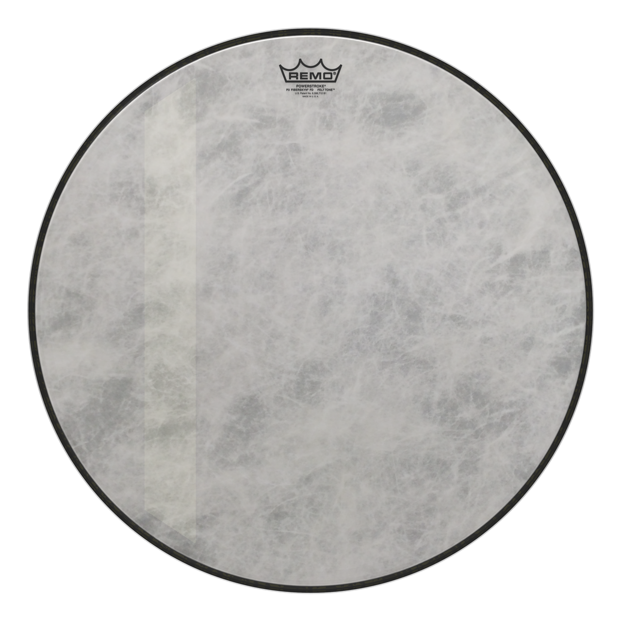 Remo P3-1524-FD-FLT Powerstroke3 Fiberskyn Felt Tone, 24" Bass Drum Resonanzfell