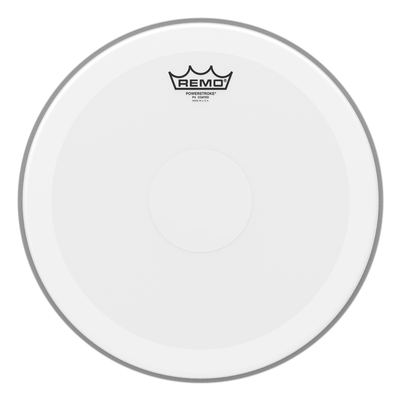 Remo P4-0114-C2 Powerstroke 4 Coated, Clear Dot 14"