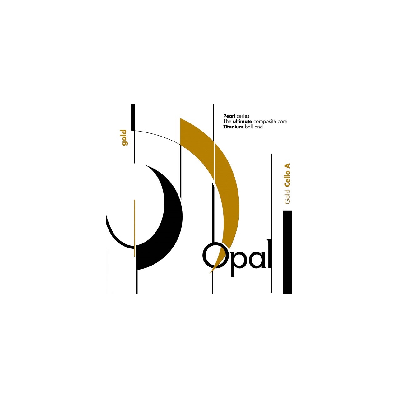 Opal Cellosaite A Gold 4/4
