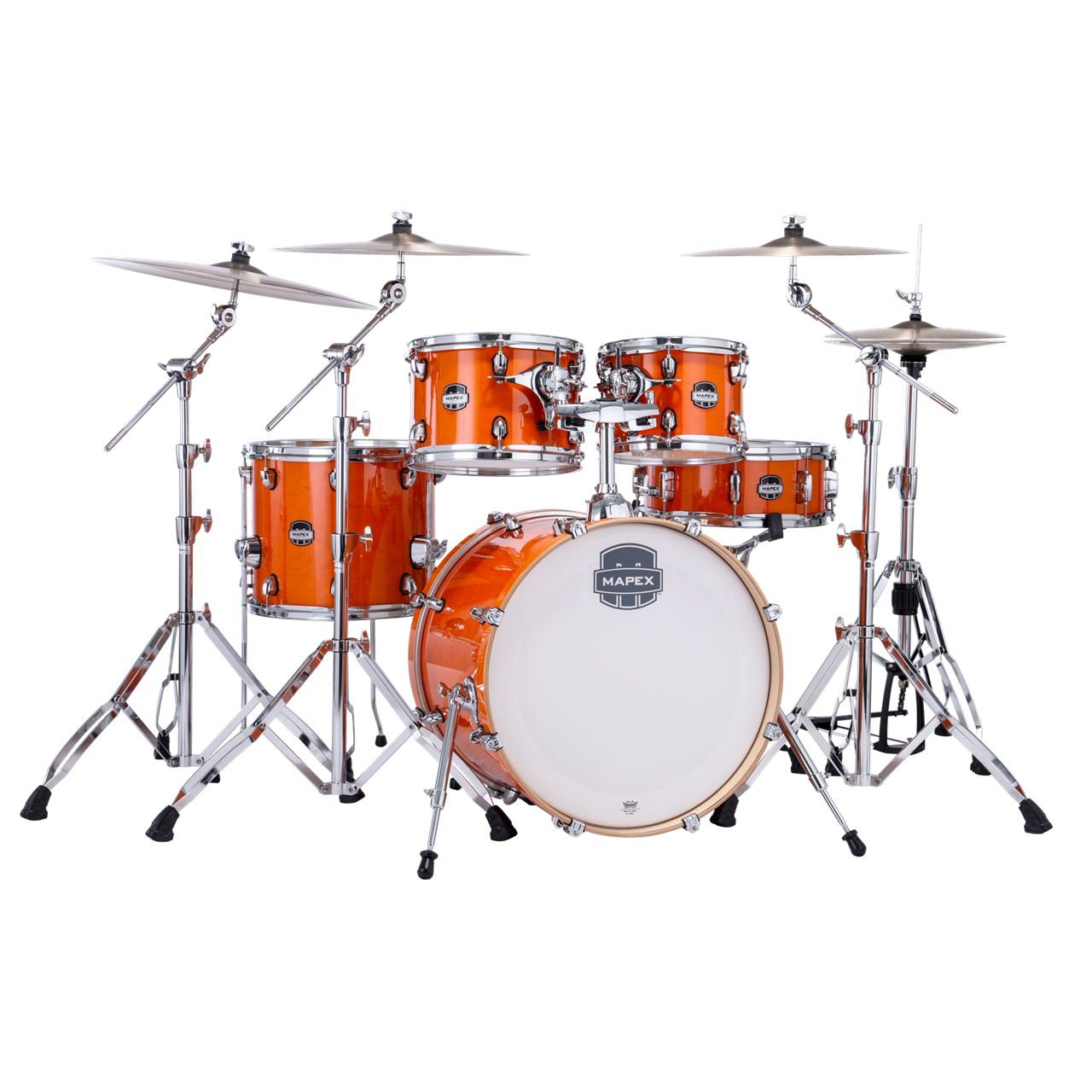 Mapex MM504SF Mars Fusion Set 5-teilig, Glossy Amber