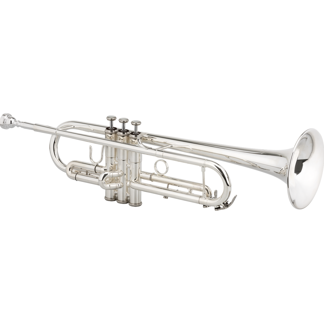XO Brass Trompete 1602SSLTR, "Lightweight", Reverse-Mundrohr, versilbert in Bb