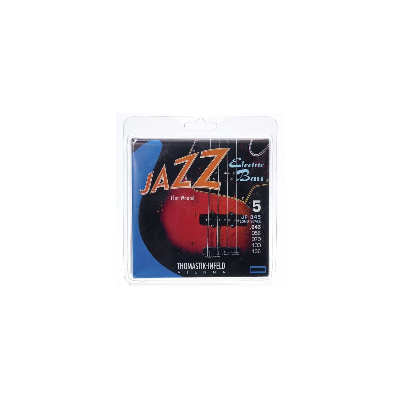 Thomastik JF345 | 5-String Flat Wound Jazz Electric-Bass-Saiten