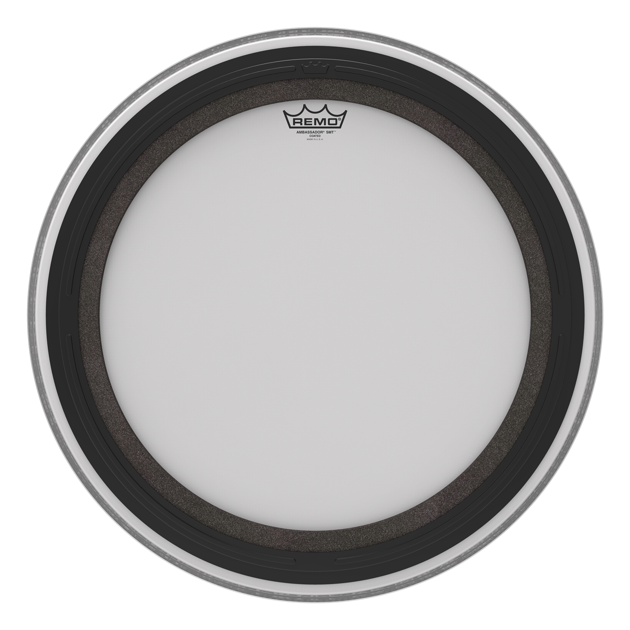 Remo BR-1122-00-SMT Ambassador SMT Bass Drum, 22" Coated