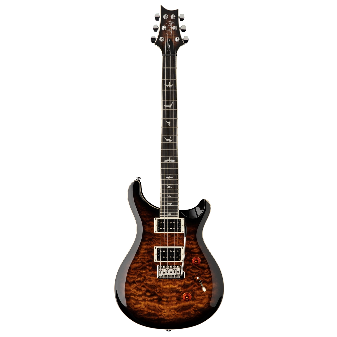 PRS SE Custom 24 Quilt | Black Gold Burst