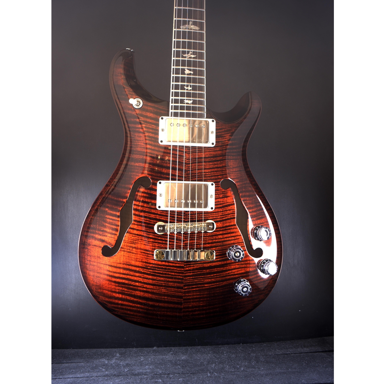 PRS Hollowbody 2 Piezo | Black Sunburst Wrap CC