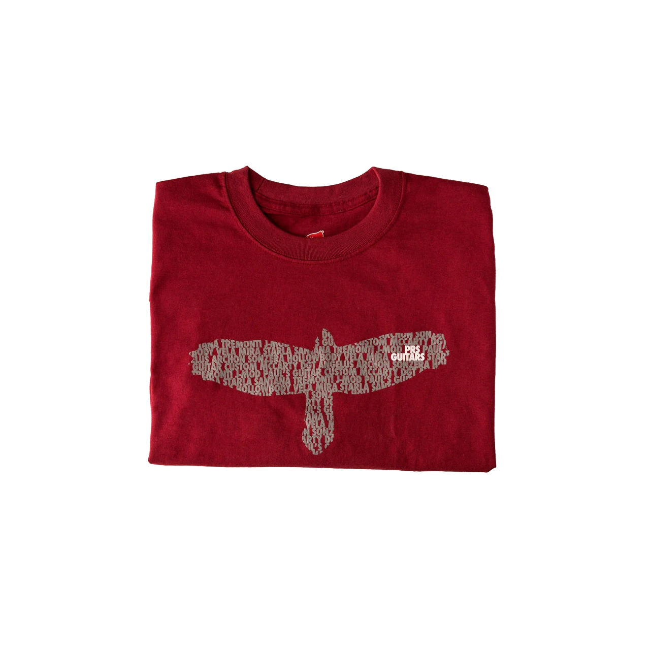 PRS "Bird as a Word" Tee | Oxblood Red - X-Large