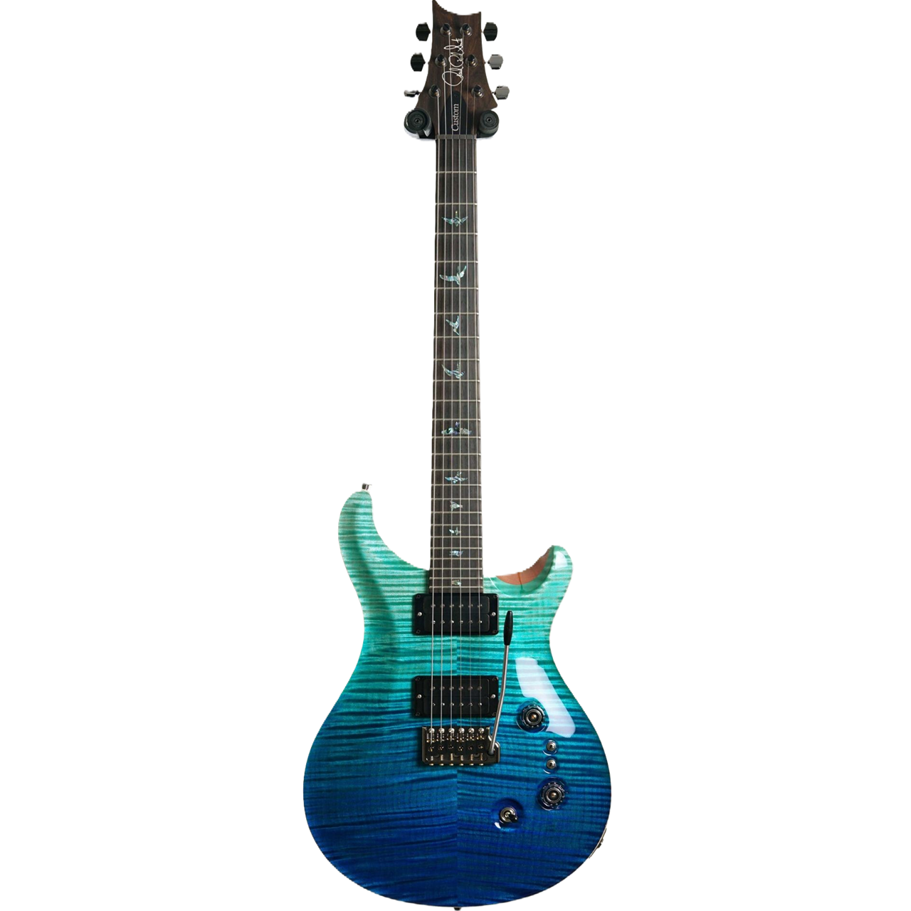 PRS Custom 24-08 | Wood Library | Blue Fade | Limited Edition