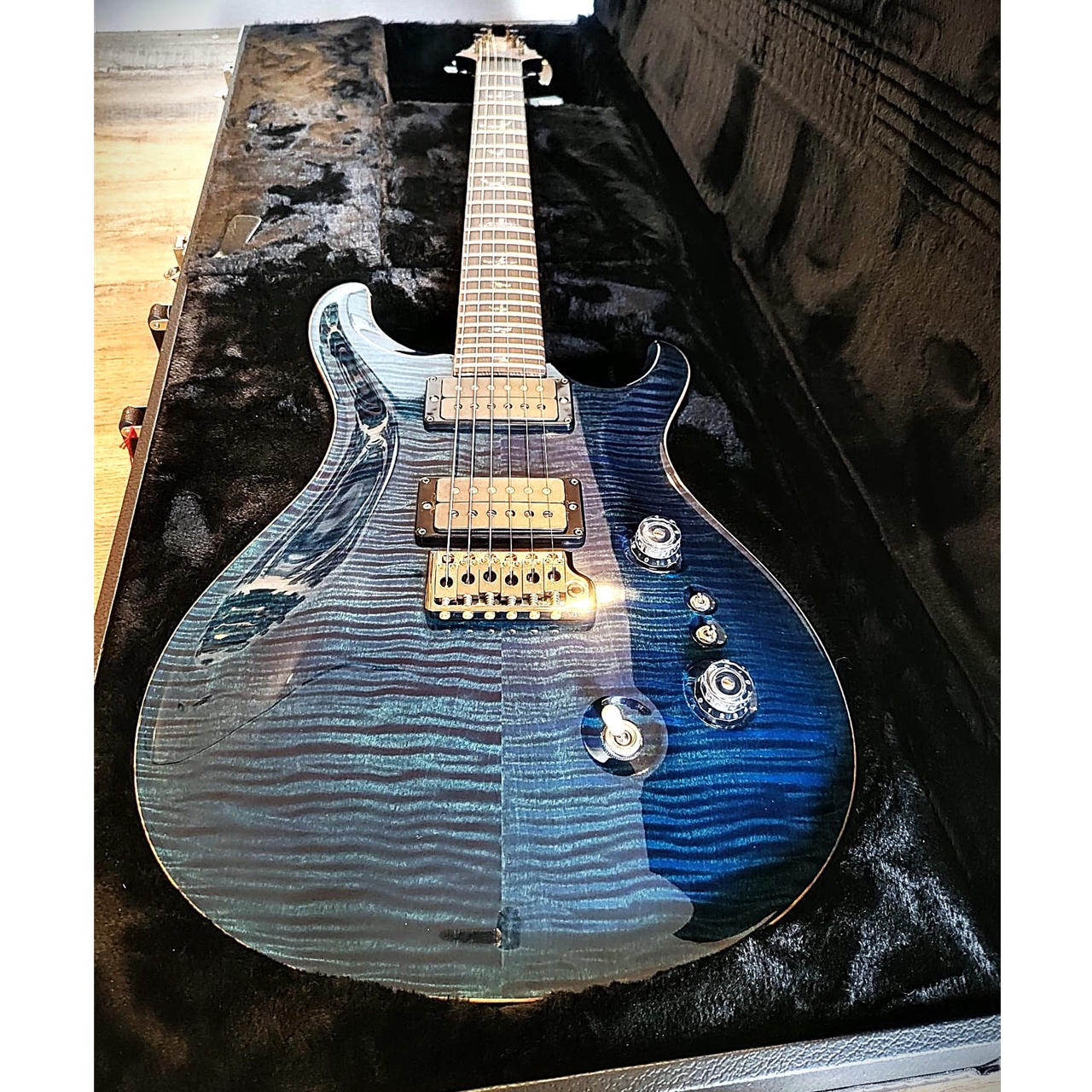 PRS Custom 24-08 | Wood Library | Aquamarine