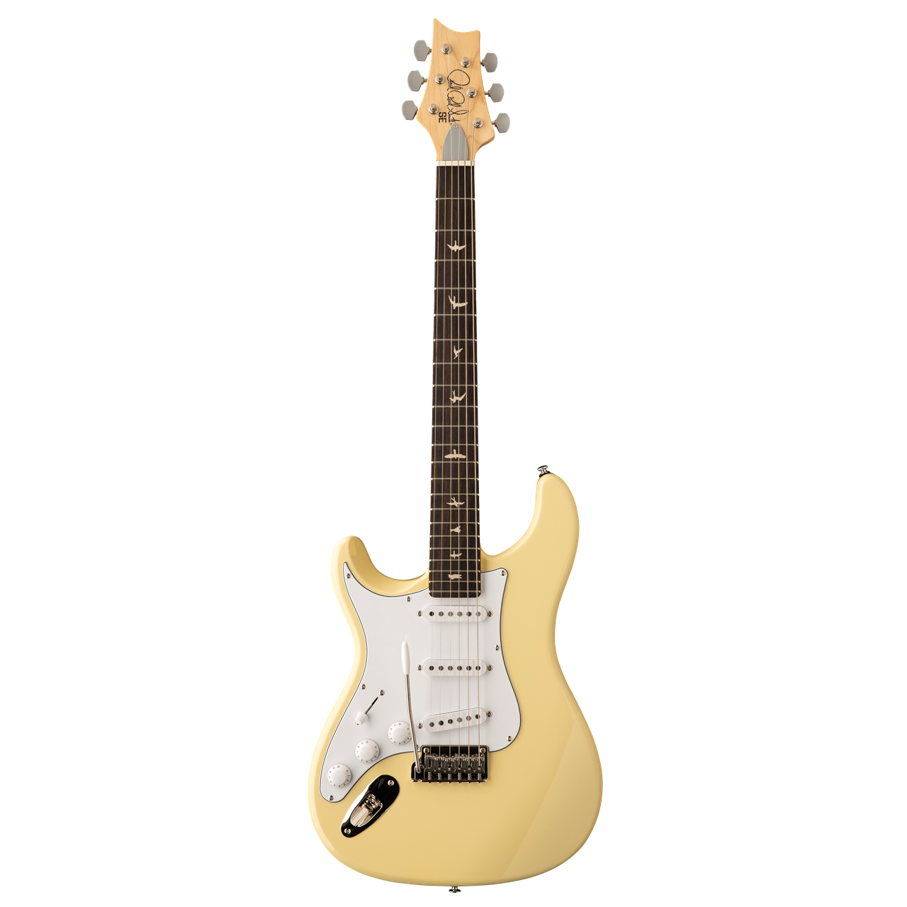 PRS Silver Sky Rosewood SE E-Git Lefty Moon White