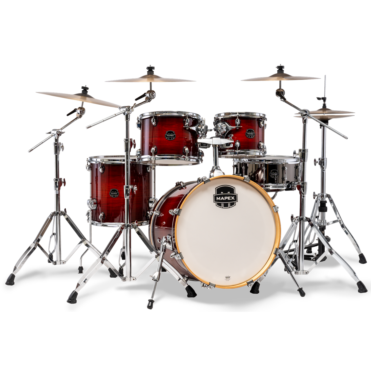 Mapex AR504SV Armory Fusion Shellset 5-teilig, Red Onyx Burst