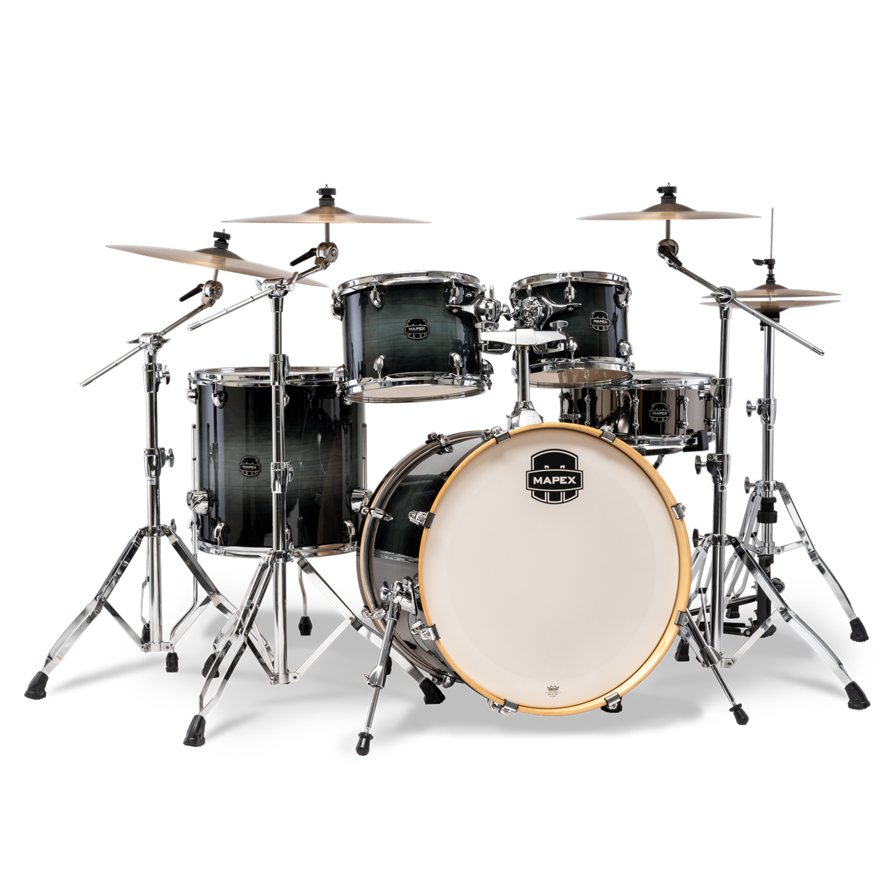 Mapex AR529SV Armory Shellset 5-teilig, Black Onyx Burst