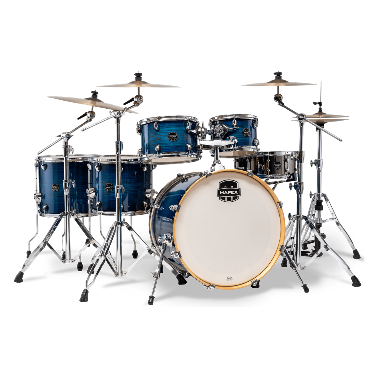 Mapex AR628SFUV Armory Studioease Shellset 6-teilig, Blue Wave Burst