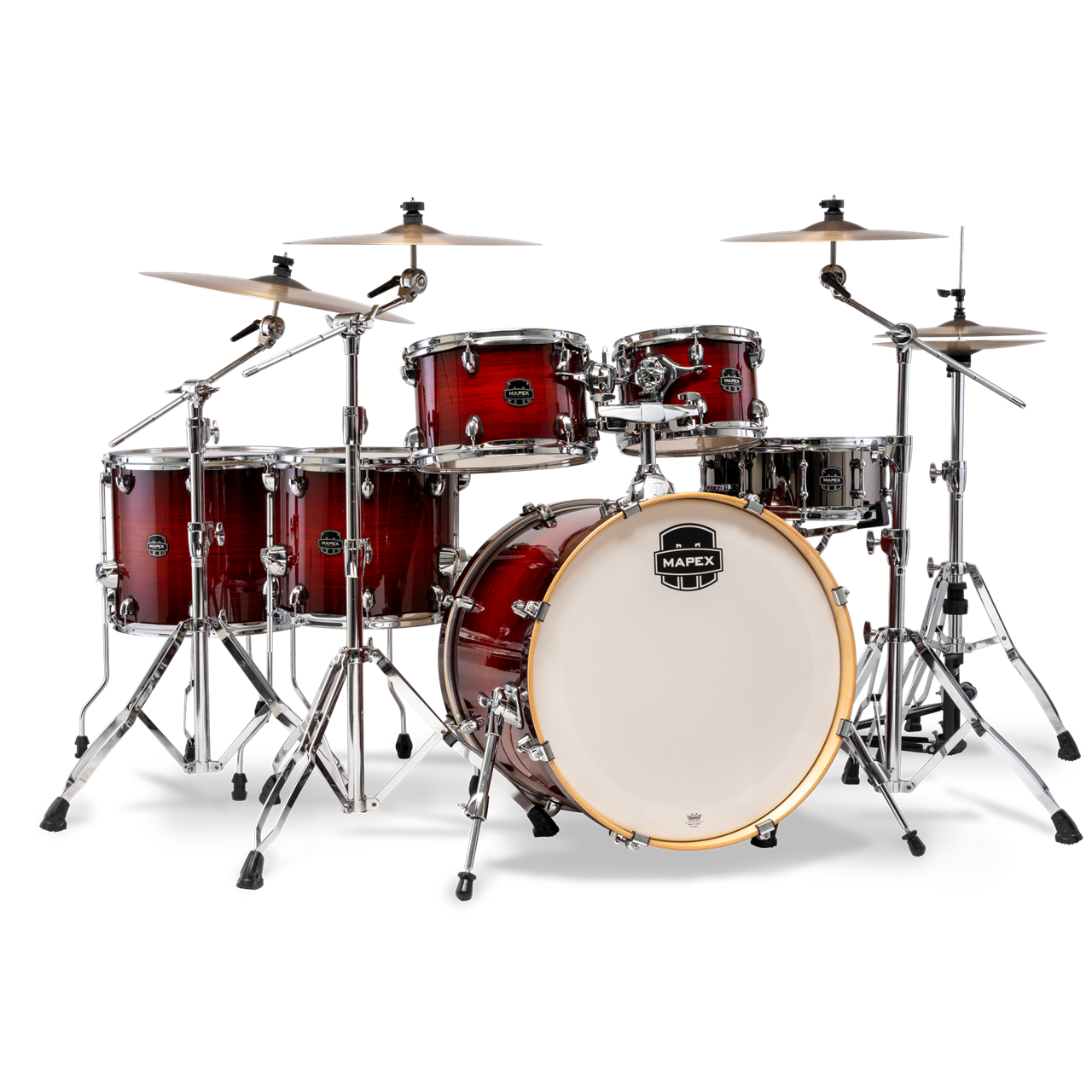 Mapex AR628SFUV Armory Studioease Shellst 6-teilig, Red Onyx Burst