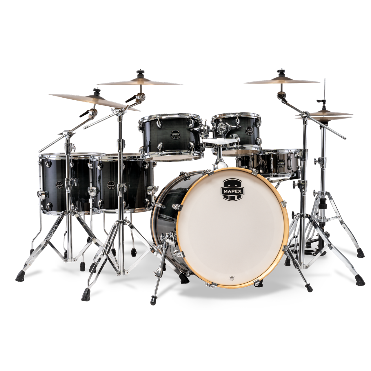 Mapex AR628SFUV Armory Studioease Shellst 6-teilig, Black Onyx Burst