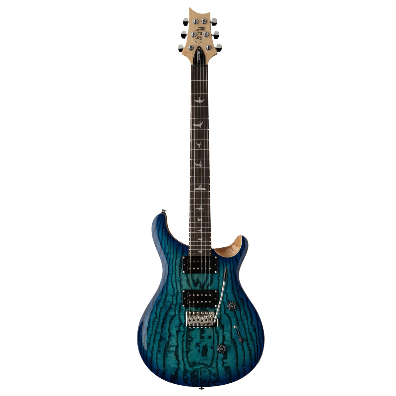 PRS SE Custom 24 Burled Ash – Lake Blue - Limited Edition
