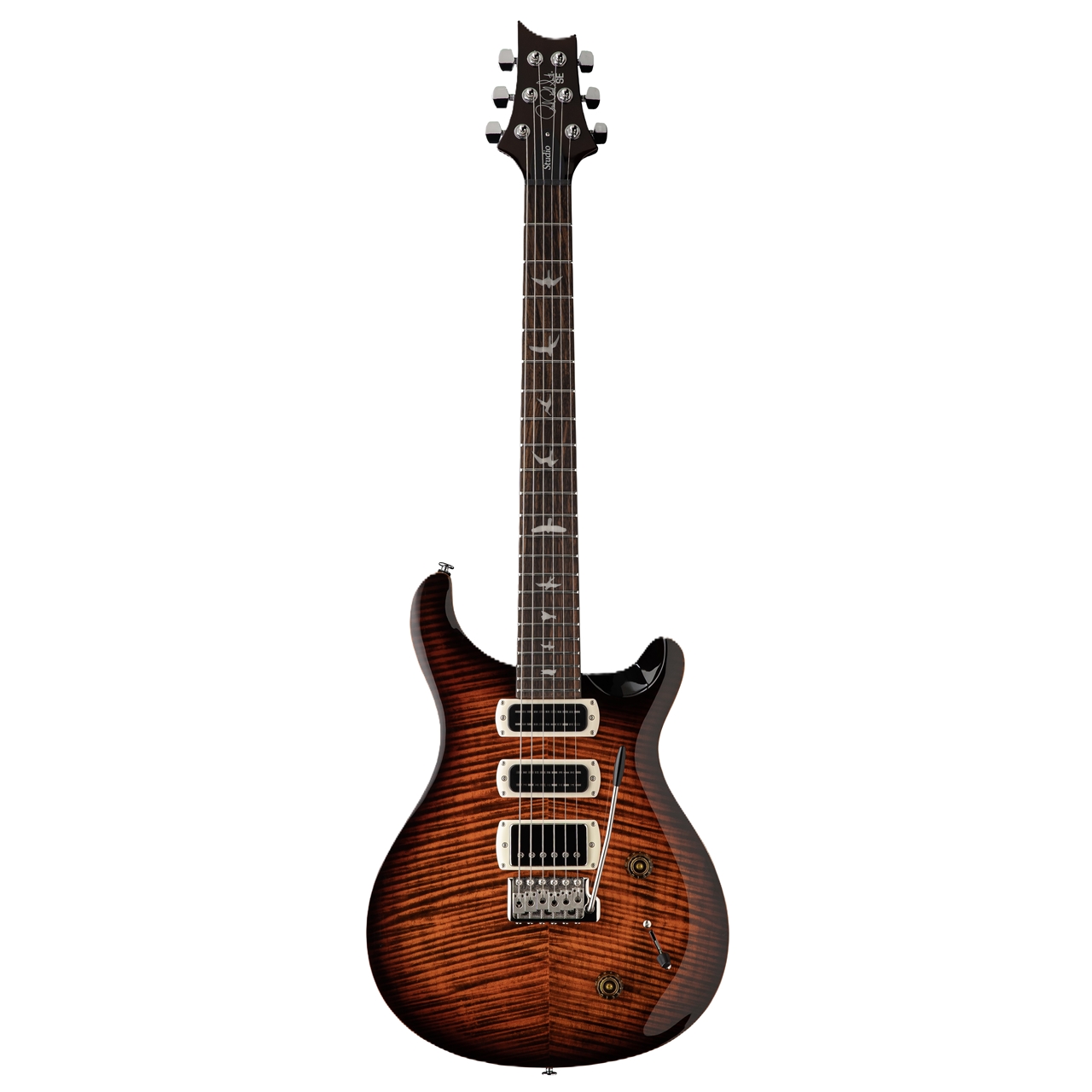 PRS SE Studio Orange Tiger Smokeburst