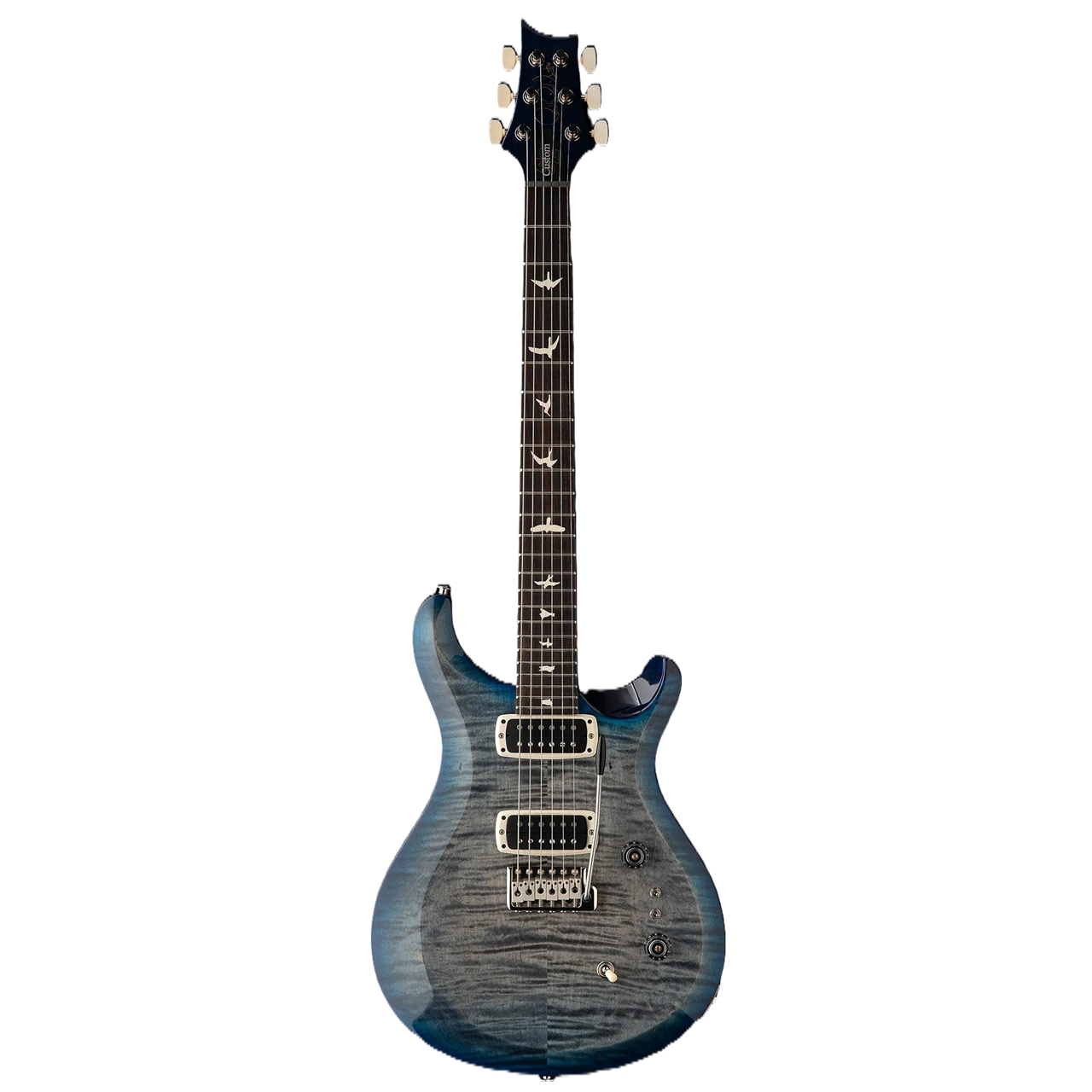 PRS S2 Custom 24-08 | Faded Gray Black Blue Burst
