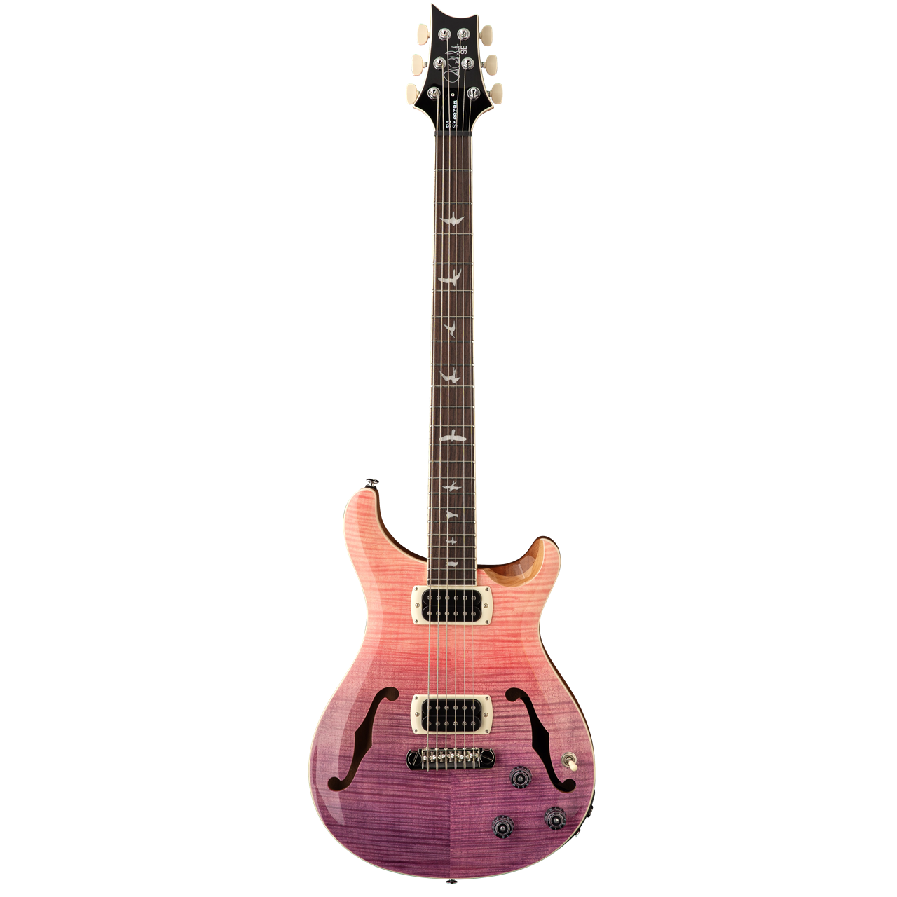 PRS SE Ed Sheeran Pink Ombre | Baritone Hollowbody