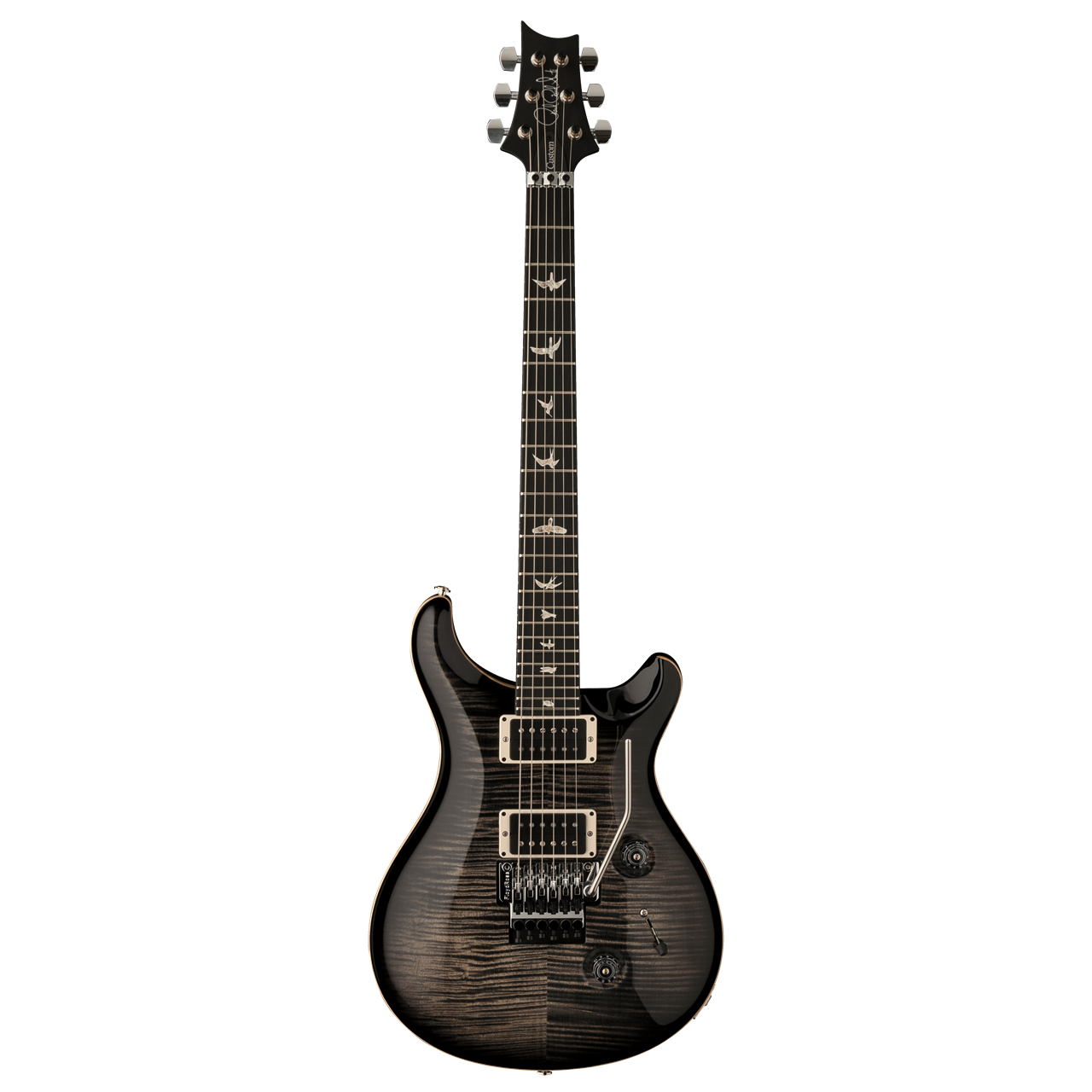 PRS Custom 24 Floyd Charcoal Burst 10-Top