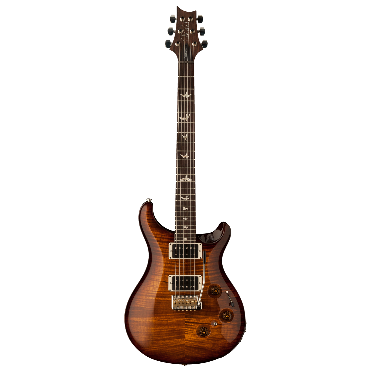 PRS Custom 24 Piezo Black Gold Burst 10-Top