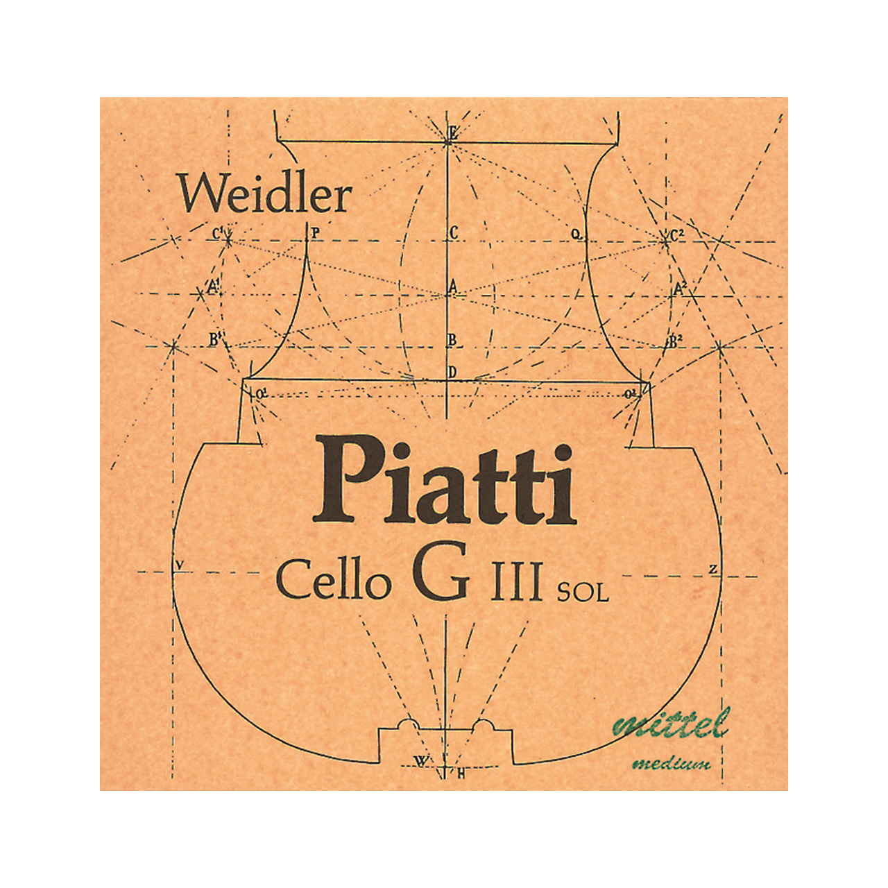 Weidler Cellosaite Piatti G Hard 4/4