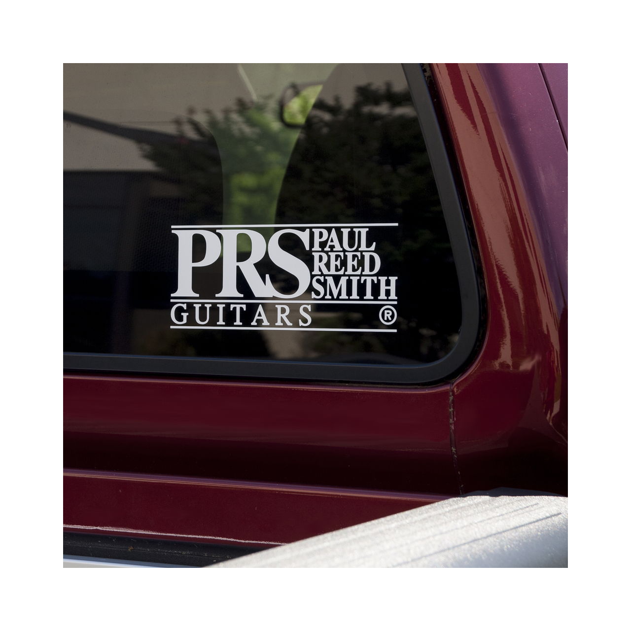 PRS Logo Sticker weiss