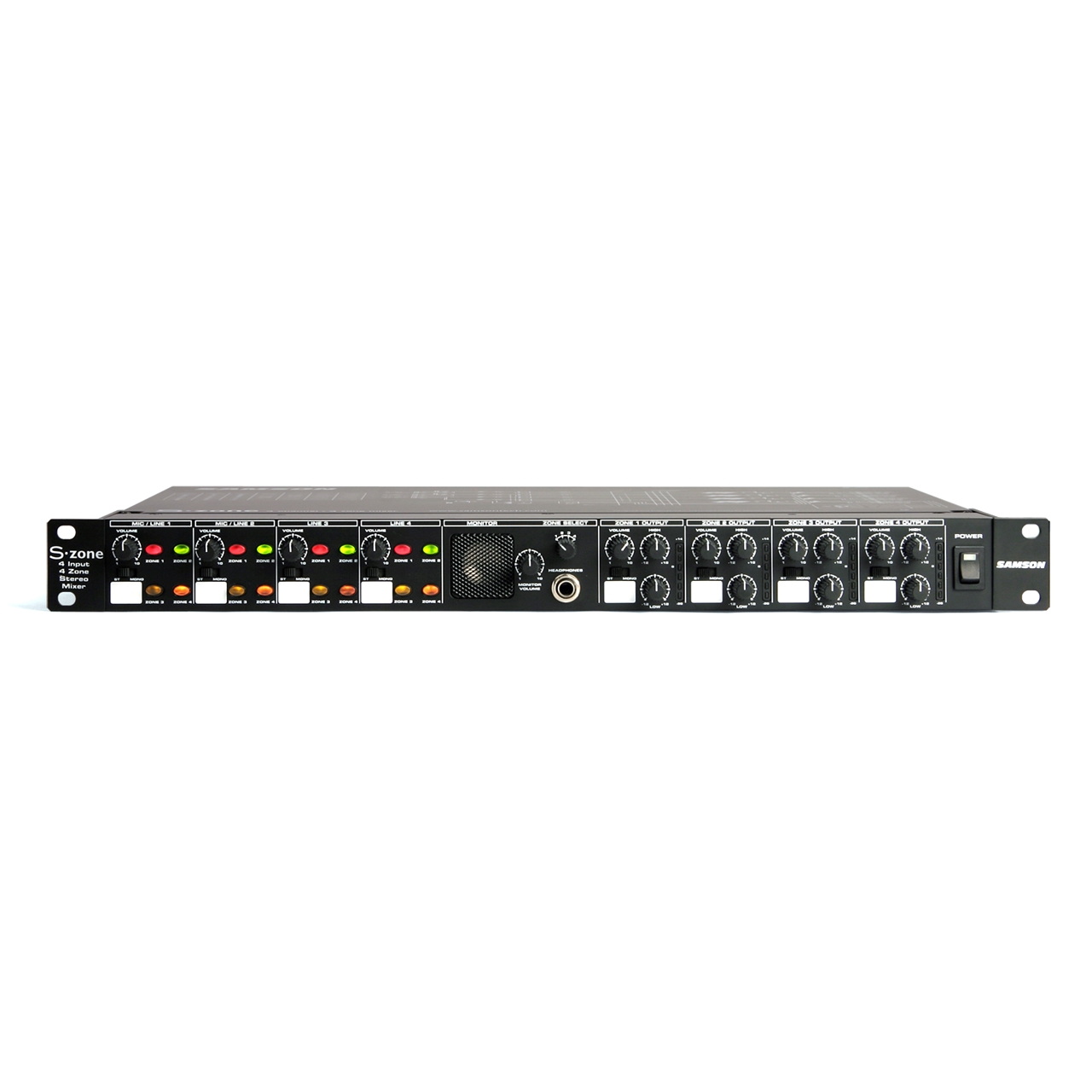 Samson S-Zone | 4-Input/4-Zone Stereo Mixer