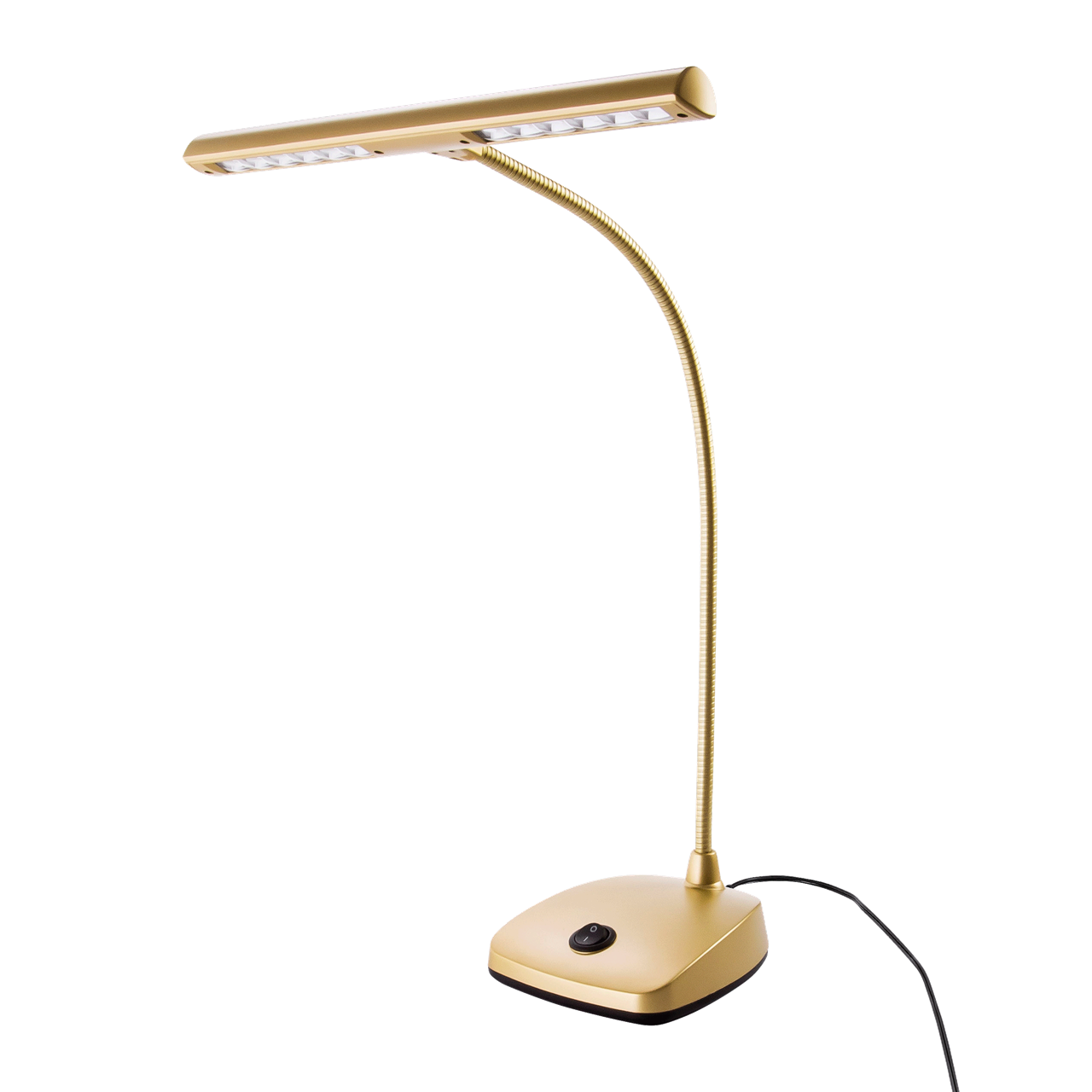 K&M LED Pianoleuchte 12297 mittig, goldfarbig