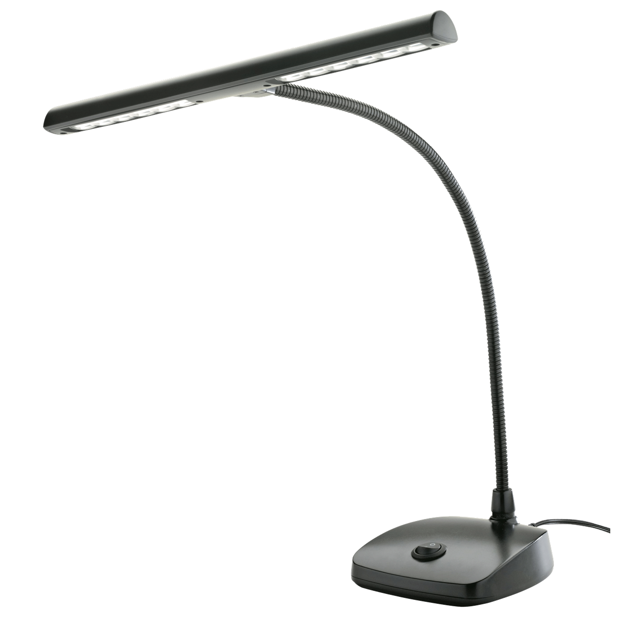 K&M LED Pianoleuchte 12297 mittig, schwarz