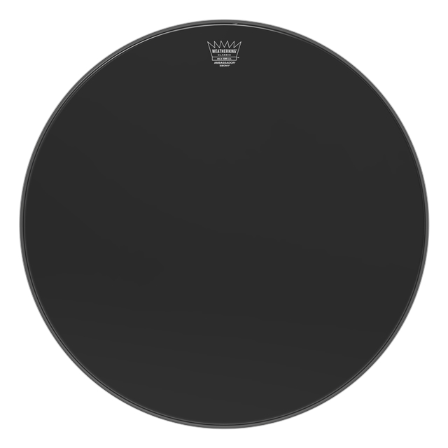 Remo CL-1022-ES Ambassador Ebony Classic Fit, 22" black