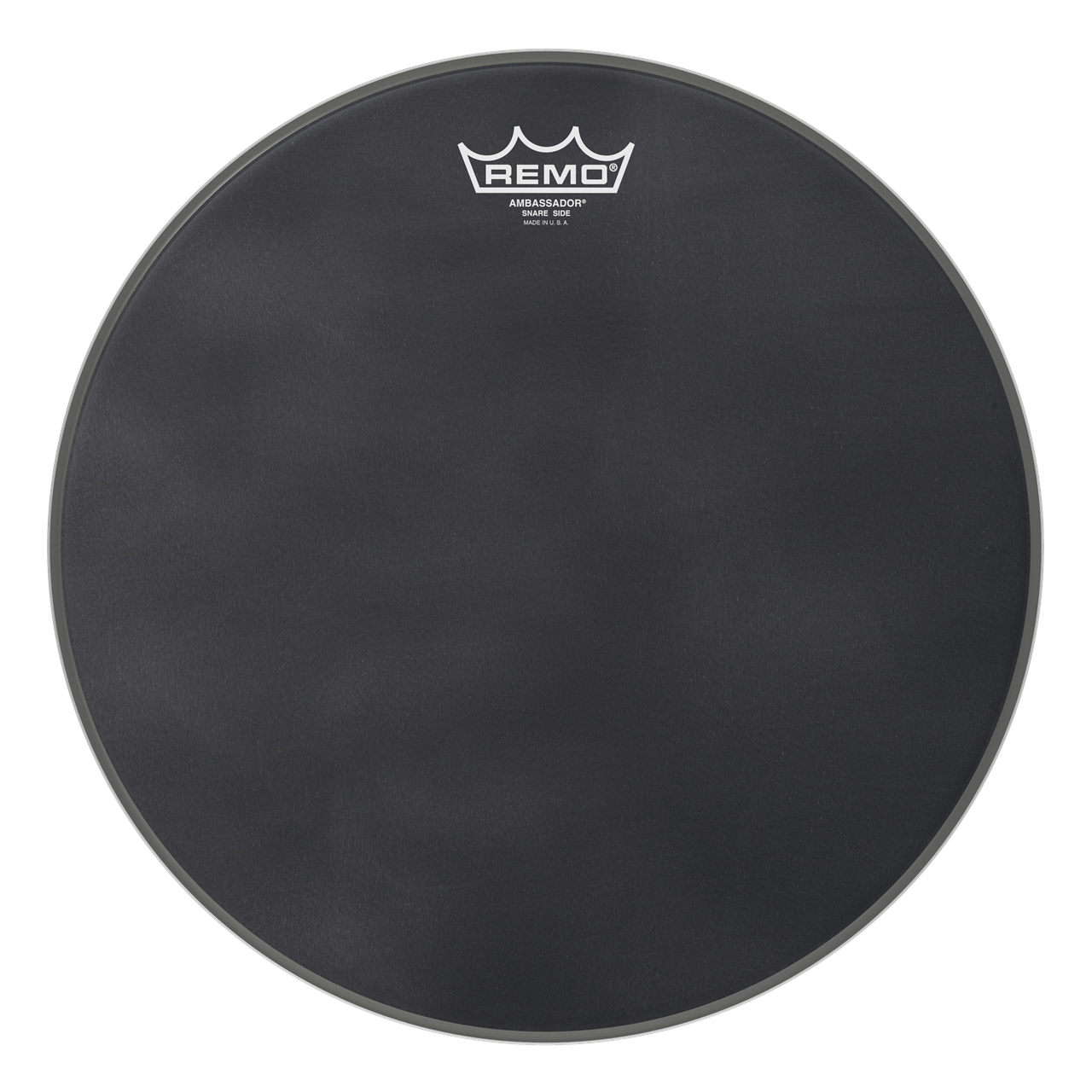 Remo SA-0813-ES Ambassador Black Suede, 13" Resonanzfell für Snare